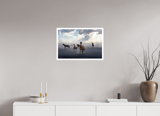 24 x 16″, Hahnemühle Photo Rag Ultra Smooth Emerging from Dust (Kayseri 2024)