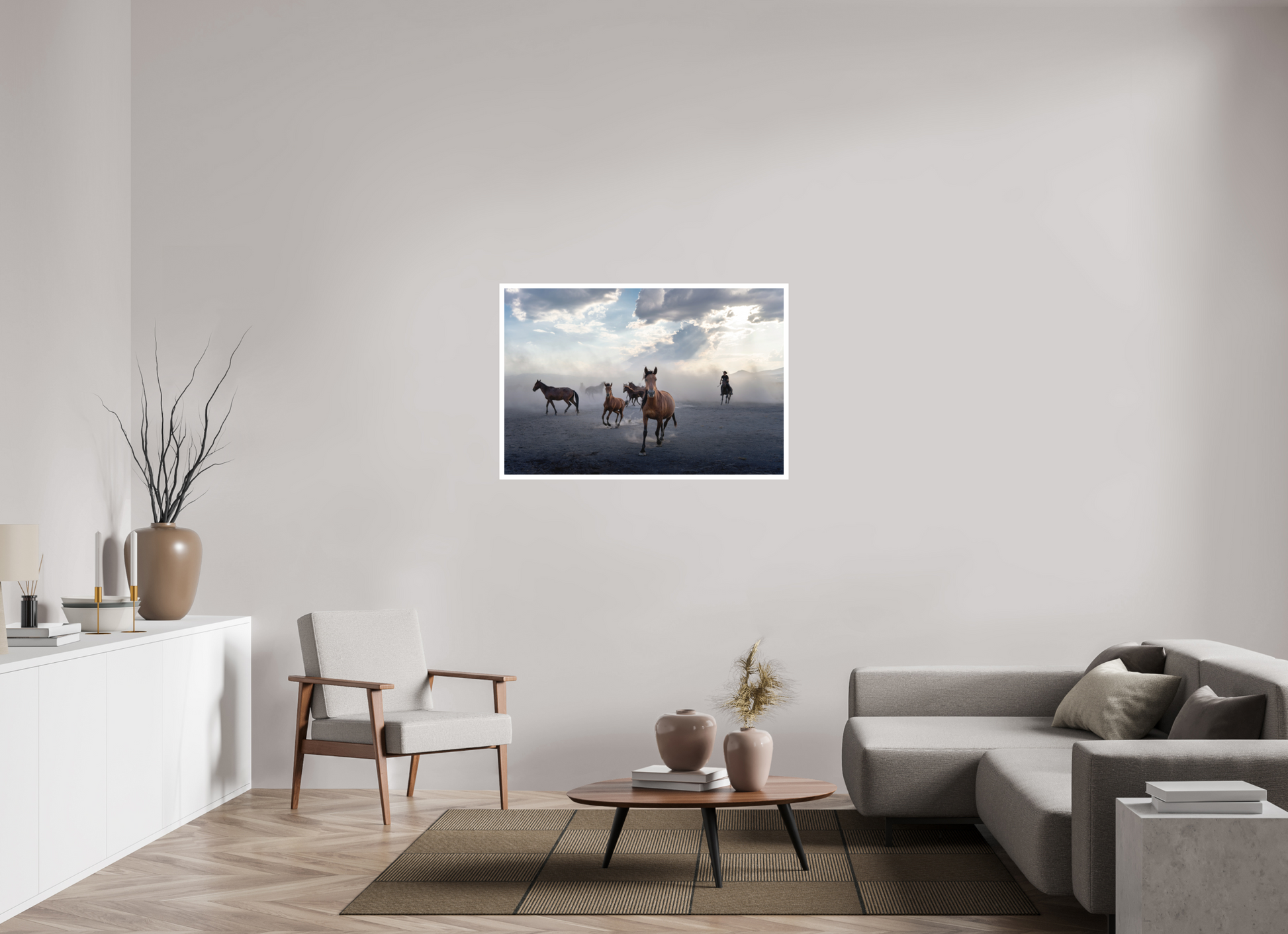 45 x 30″, Hahnemühle Photo Rag Ultra Smooth Emerging from Dust (Kayseri 2024)